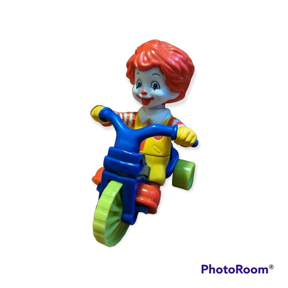 Baby Ronald McDonald Tricycle McDonald's Happy Meal Toy - Picture 1 of 4